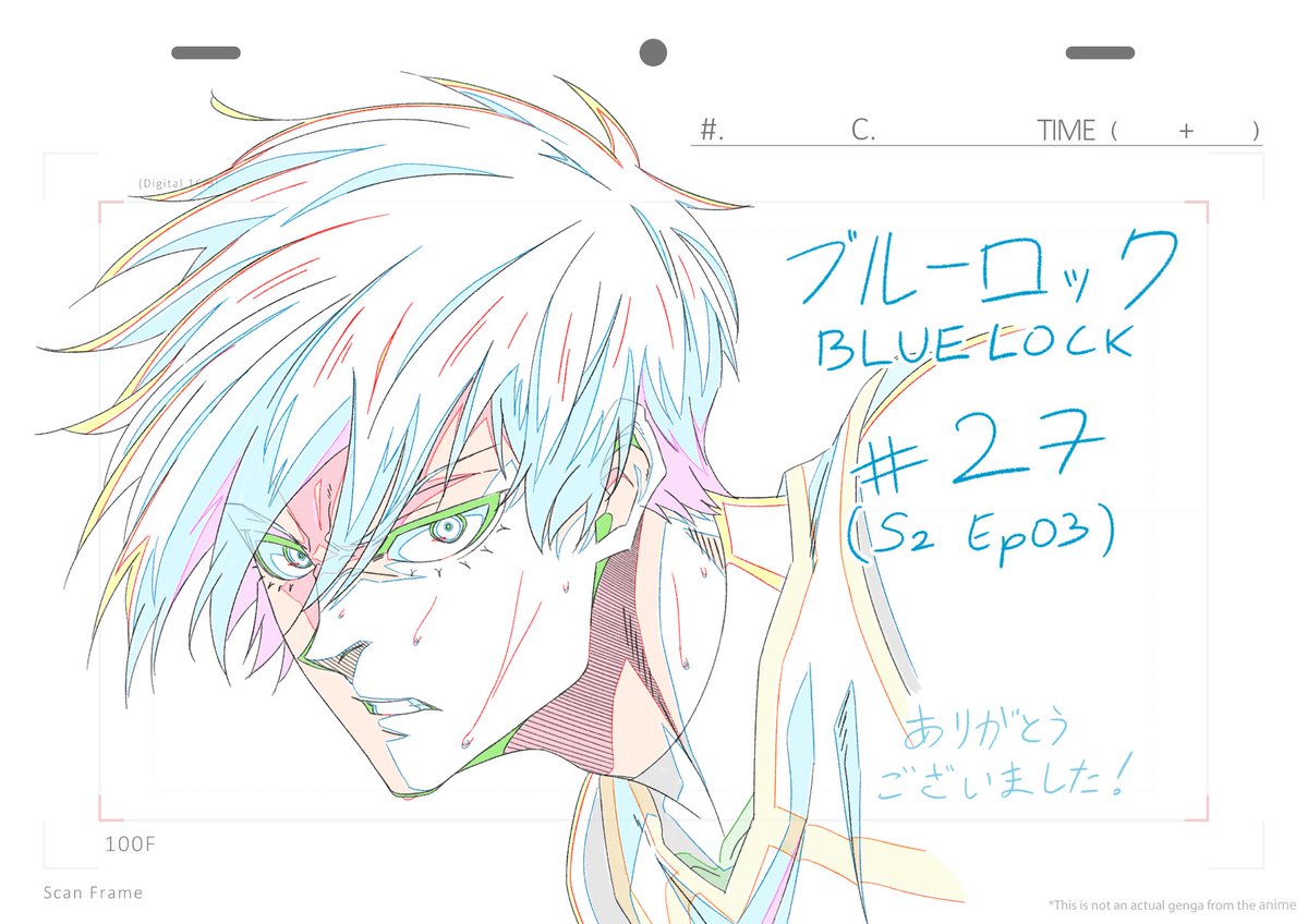 _Kinseis's tweet photo. I’m back on Blue Lock for this new season! I contributed to the latest episode as an LO and genga animator.
Thanks to everyone involved in the production!

#ブルーロック　27話LOと原画で参加させて頂きました！制作スタッフの皆様、ありがとうございました！ https://t.co/ywYgKqf5lg