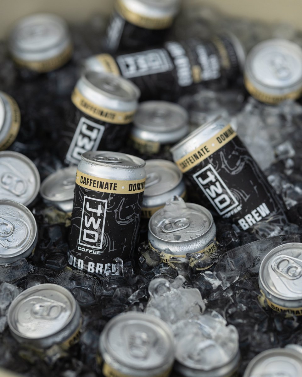 4WDCoffee's tweet photo. Work hard, drink cold.    

#4WD #4wdcoldbrew #hydratecaffeinatedominate https://t.co/vRySY0cE9k