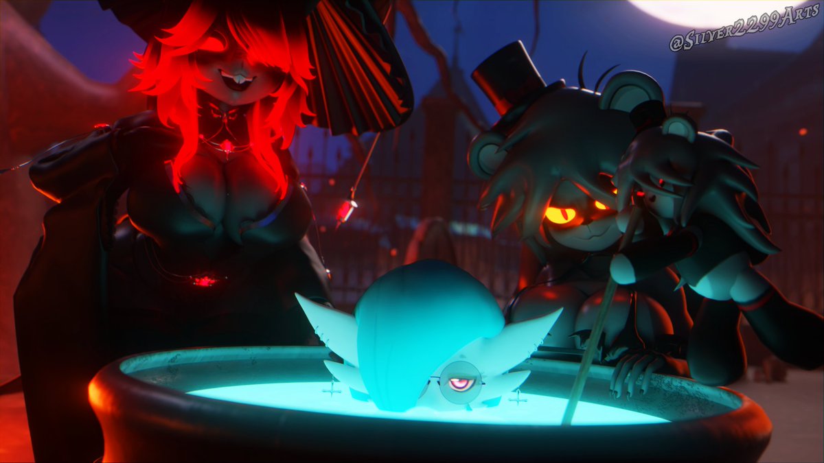 A lil spell here and there and a cutie i shall upgrade!~ (1/2)

HQ and more in my bio~ 🧡

Ft. <a href="/Gardiwhore/">🔞Sylvia The Gardiwhore</a> ~ 🩵
My Velvet oc texture was made by <a href="/LambieLord2/">ӨBᄂIVIӨП 🔞</a>
Base model by <a href="/CryptiaCurves/">🔞Cryptia🔞</a>
#FNAF #fazclaires #halloween2024