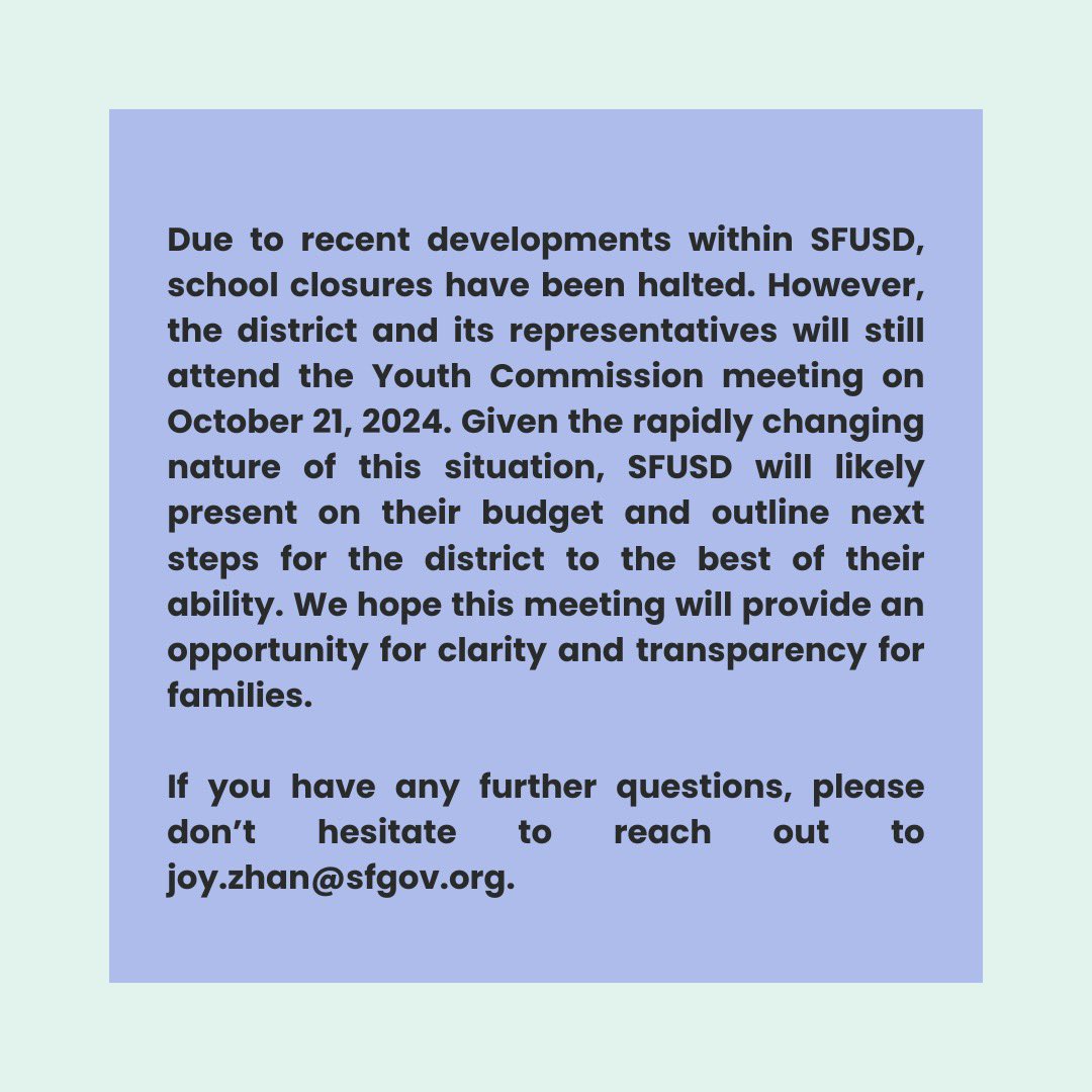 San Francisco Youth Commission tweet media