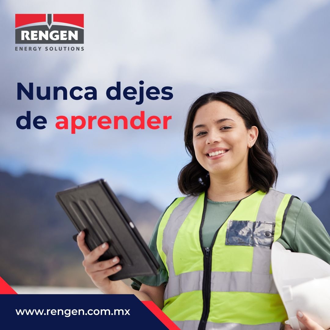 En #RengenPower sabemos que la clave está en nunca dejar de aprender, por eso brindamos capacitación constante a todo nuestro personal. rengen.com.mx
