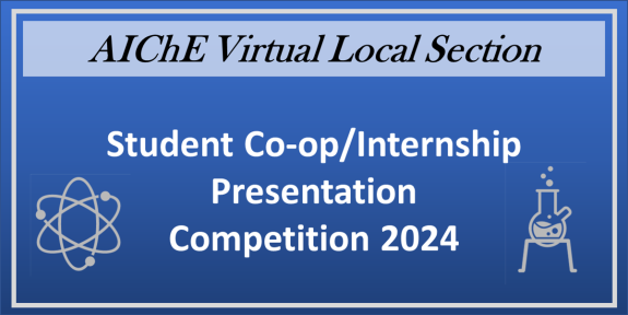 October AIChE VLS meeting is our Student Co-op and Internship Presentation Competition. The meeting is live at 9pm ET Oct 23 or recorded replay with live chat at 7am or 1pm ET on Oct 24. Full meeting info, including links to register: 
aiche.org/community/site…
