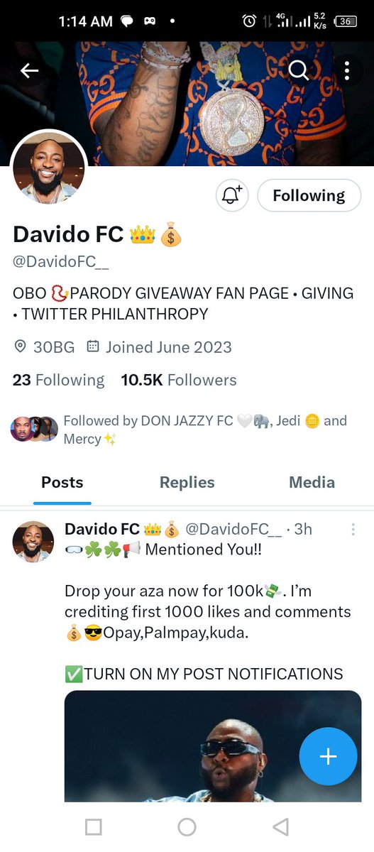 sdanlawo's tweet photo. @Donjazzy_FC_ @DavidoFC__ Don baba please bless me 7032362860 opay https://t.co/MyDs1nEONT