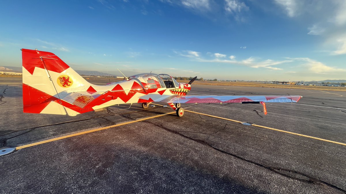 FlightLineMedia's tweet photo. A rare sight in the United States, a Scottish Aviation Bulldog. 

#aviation https://t.co/AKn8LX77mK