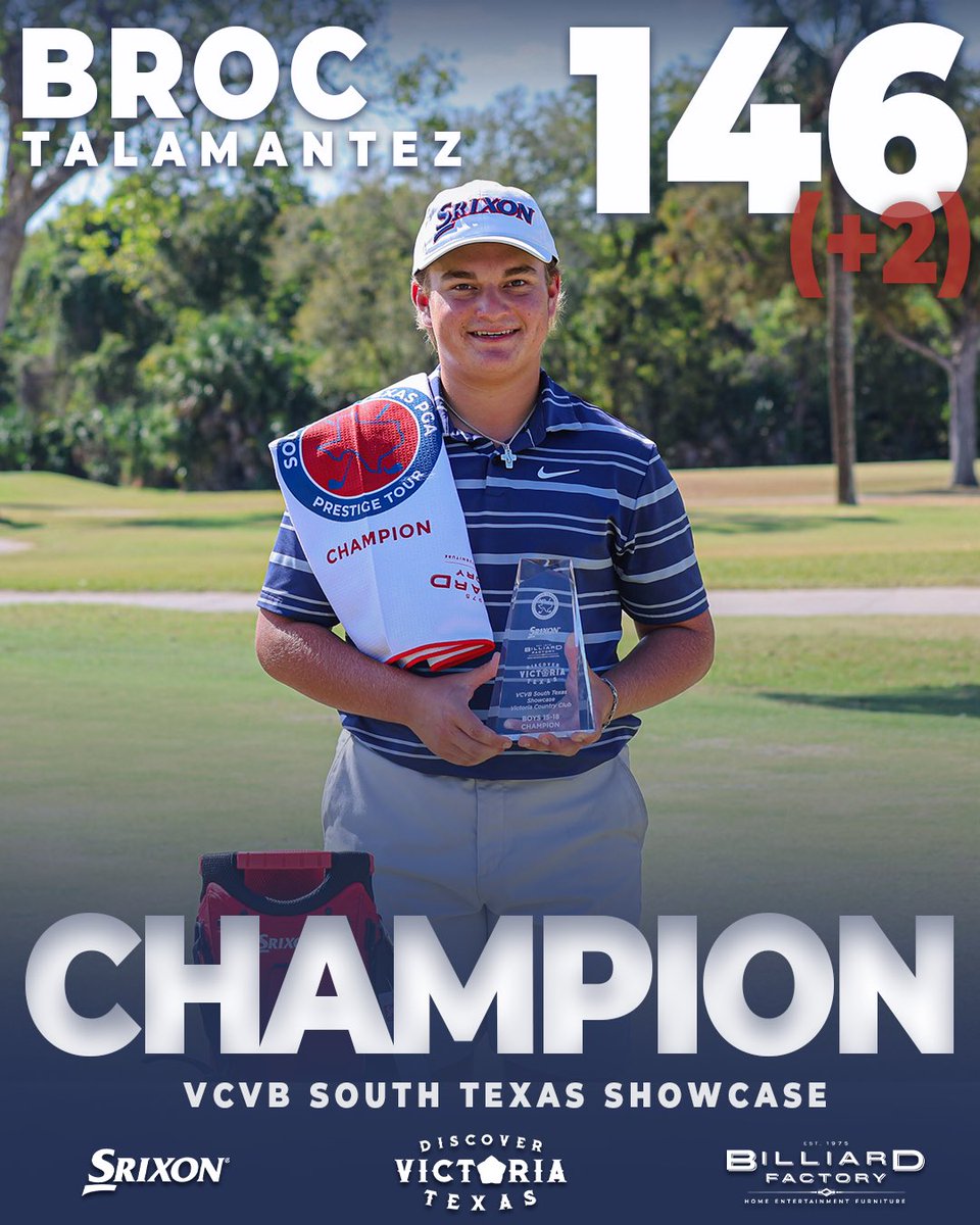 STPGAJuniorGolf's tweet image. Meet the winners of the VCVB South Texas Showcase Prestige Tour Tournament!🏆 These two champs played two awesome rounds of golf this weekend!⛳️
#STPGA | #PRESTIGETOUR