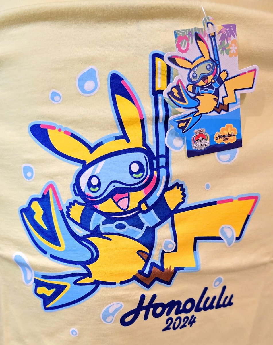 Big thank you to <a href="/Qbanslim/">Bobby Clark</a> for the #Pokemon Worlds #Honolulu shirt hookup for my son ⚡
#Pokémon