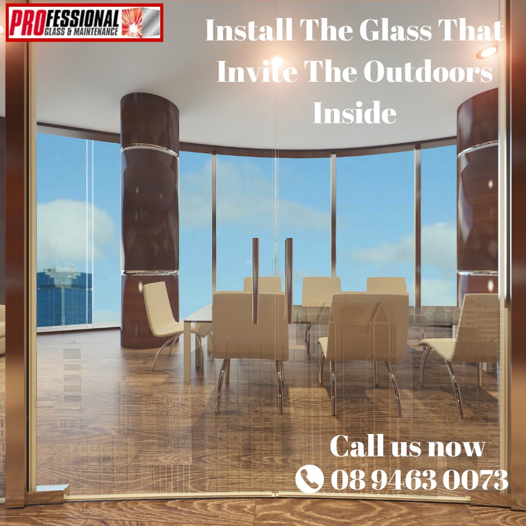 proglassperth's tweet image. We install commercial glass doors which invite the outdoors inside. It’s more than just glass - it's your business's perspective.

Call us at 08 9463 0073 or email us at admin@professionalglass.com.au

#GlassInstallationsPerth #GlassFeatureWalls
#PerthGlassArt #CustomGlassDesigns