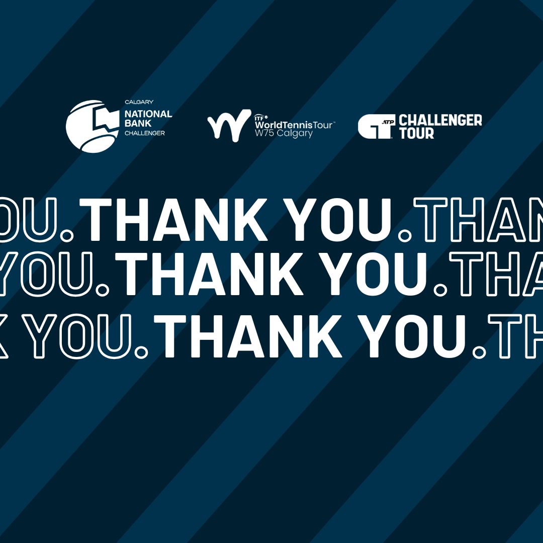 Thank you—attendees, volunteers, officials, ball crew, players, and staff—who contributed to organizing this amazing event! Thank you for being part of the 5th Anniversary of the YYC National Bank Challenger!

#yycnbchallenger #menstennis #womenstennis #tennisplayer #lovetennis
