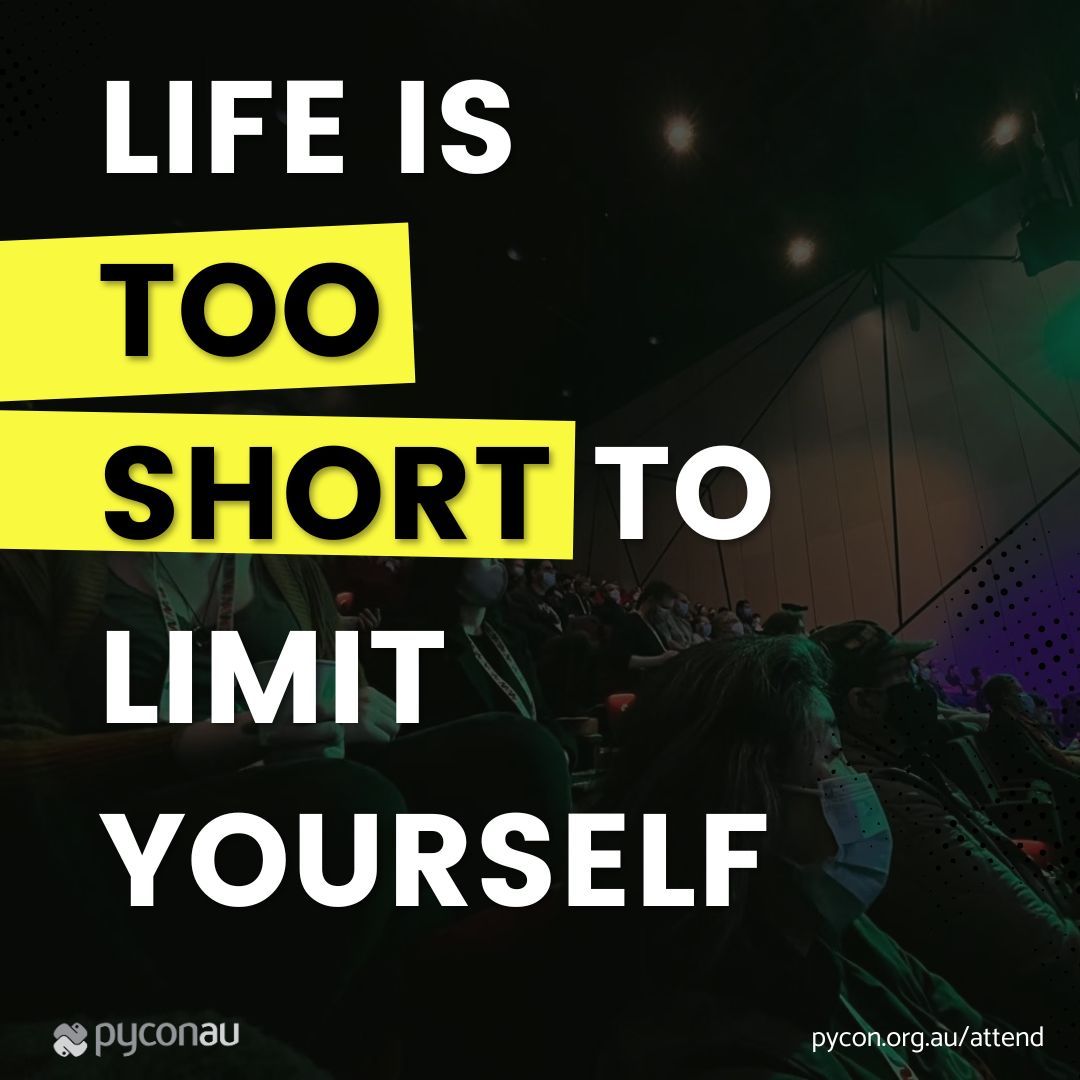 PyConAU's tweet image. Life is short.

Buy the PyCon AU tickets.

2024.pycon.org.au/attend/ 

#PyConAU #PyConAU2024 #Python