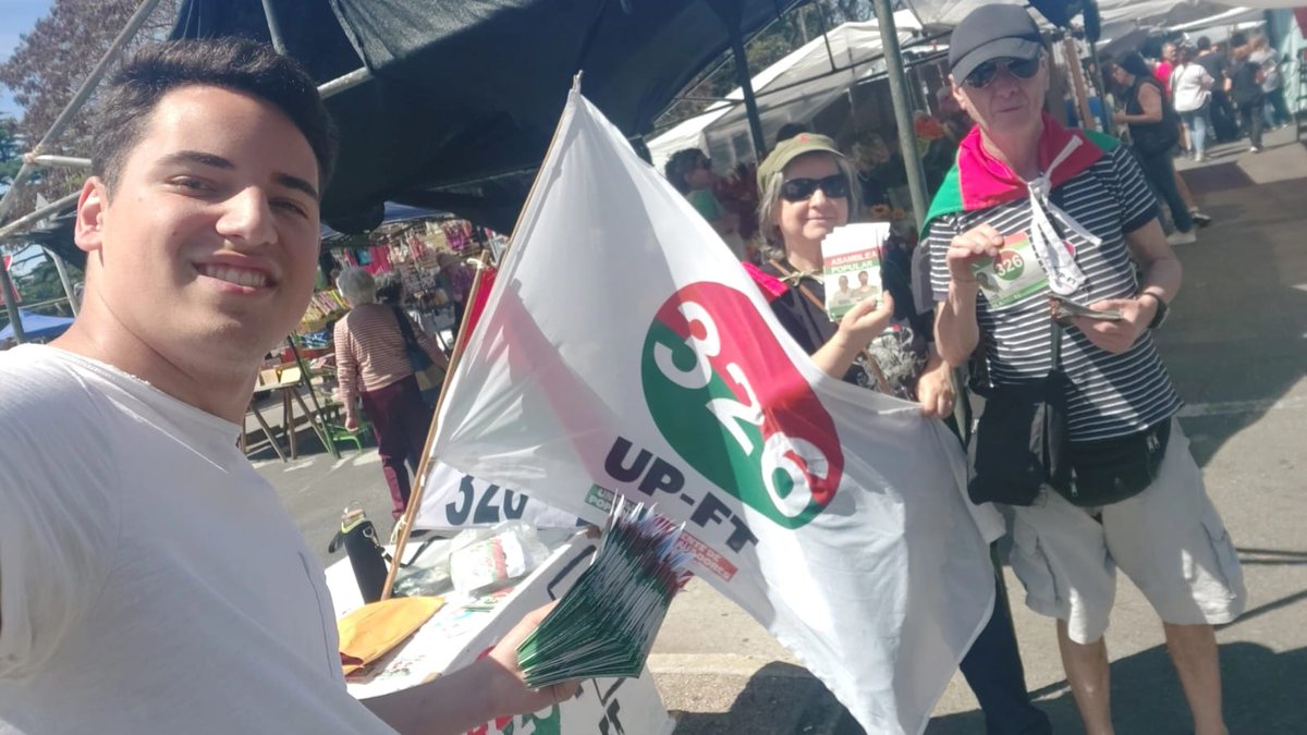 26deMarzoUy's tweet photo. 📷 | Compartimos algunas imágenes del despliegue militante de la 326 durante el fin de semana. A una semana del 27 de octubre, redoblamos nuestros esfuerzos por el triunfo del plebiscito del pueblo y de la izquierda que lucha.
#laFórmuladelSÍ #LaIzquierdaQueLucha https://t.co/bpFUNC1hW8
