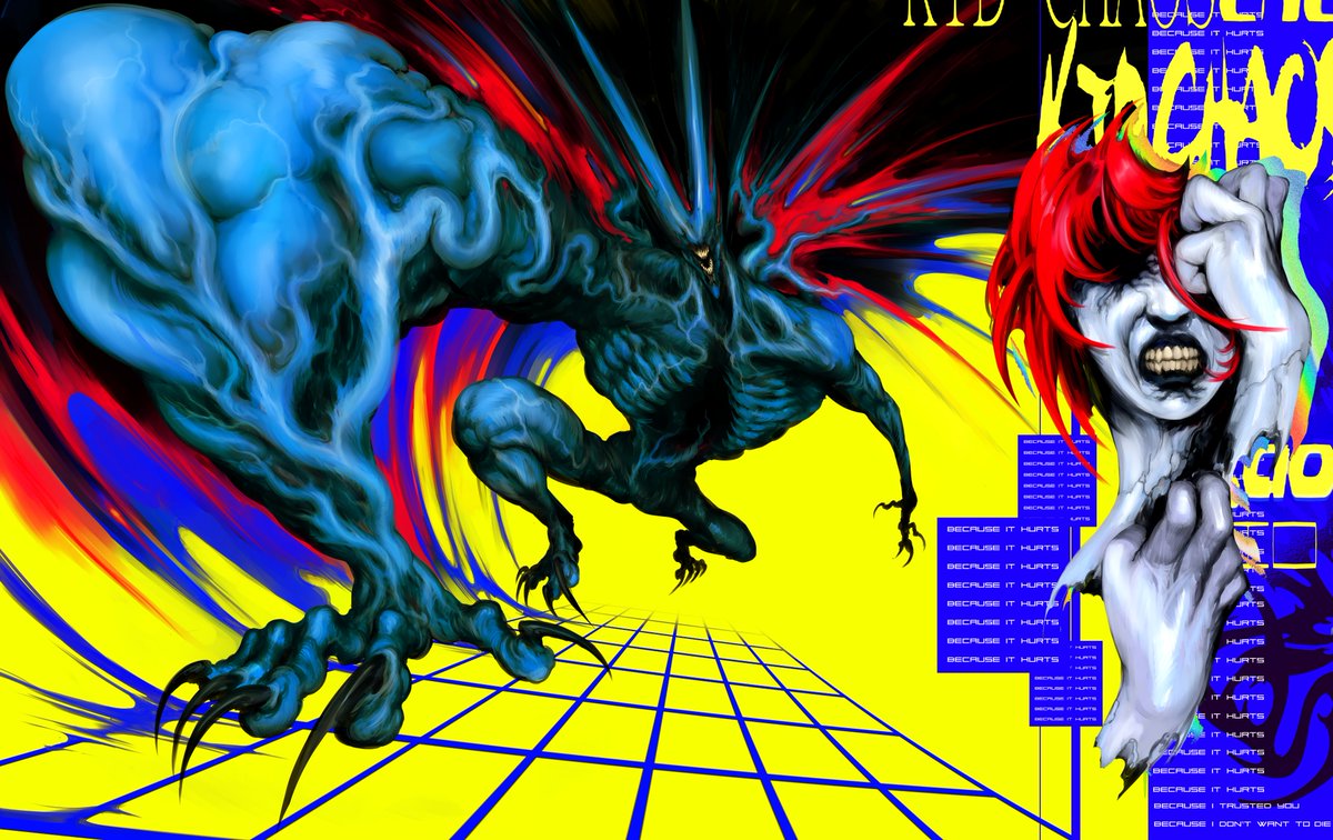 PILOT: BRAT  

AVATAR: C H A O S   

Faced with death at the hands of an unstoppable force, Brat's partner  Medicine chooses to betray her trust to try and save them both, flooding  Brat's brain with sideloaded trauma to force ego collapse - the result  is Chaos.