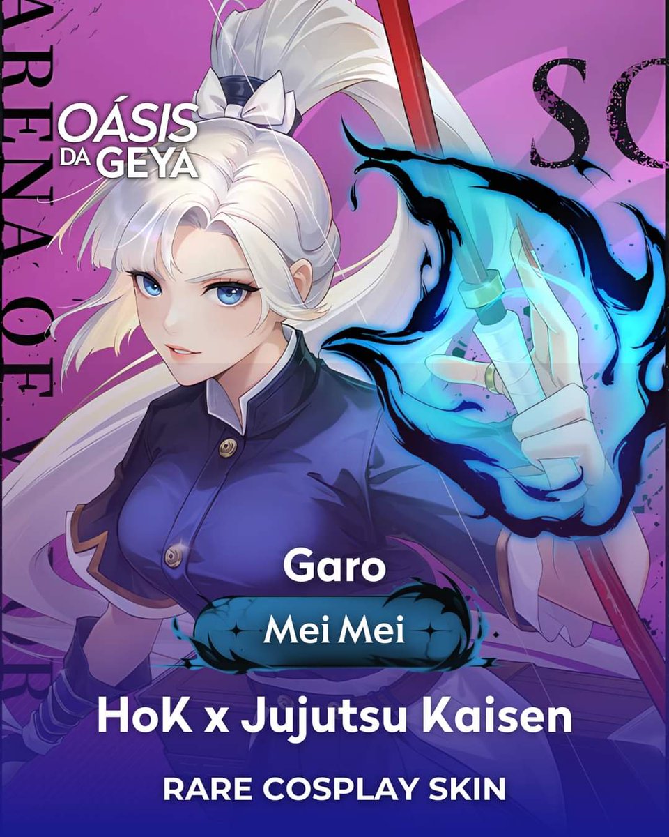 txthonorofkings's tweet photo. Upcoming Skin
(1 November 2024)

Biron (Yuji) - Legend
Kongming (Gojo) - Gacha
Garo (Mei Mei Cosplay) - Rare (Free)

sc. oasis da geya https://t.co/aLwSdxgBDX