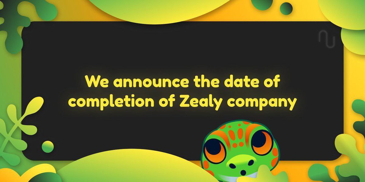 Geckoshi_coin's tweet photo. Are you ready to know the exact end date of the Zealy campaign in Geckoshi? 🦎

Everyone has been waiting for this announcement, which will tell the exact end date of the Geckoshi campaign 😁

Today we announce that the end of the Zealy campaign in Geckoshi will happen on December 15th 🤯

Don't forget to complete tasks every day to increase your XP and get closer to cool rewards. The more XP, the higher your chances! 😉

New quests dedicated to deep immersion in the world of Geckoshi will appear soon in Zealy⚡️

All this will soon be in Geckoshi🕞

Join - https://t.co/GY17HRSpDK

#Zealy #ZealySprint #Airdrop #TON #Ton