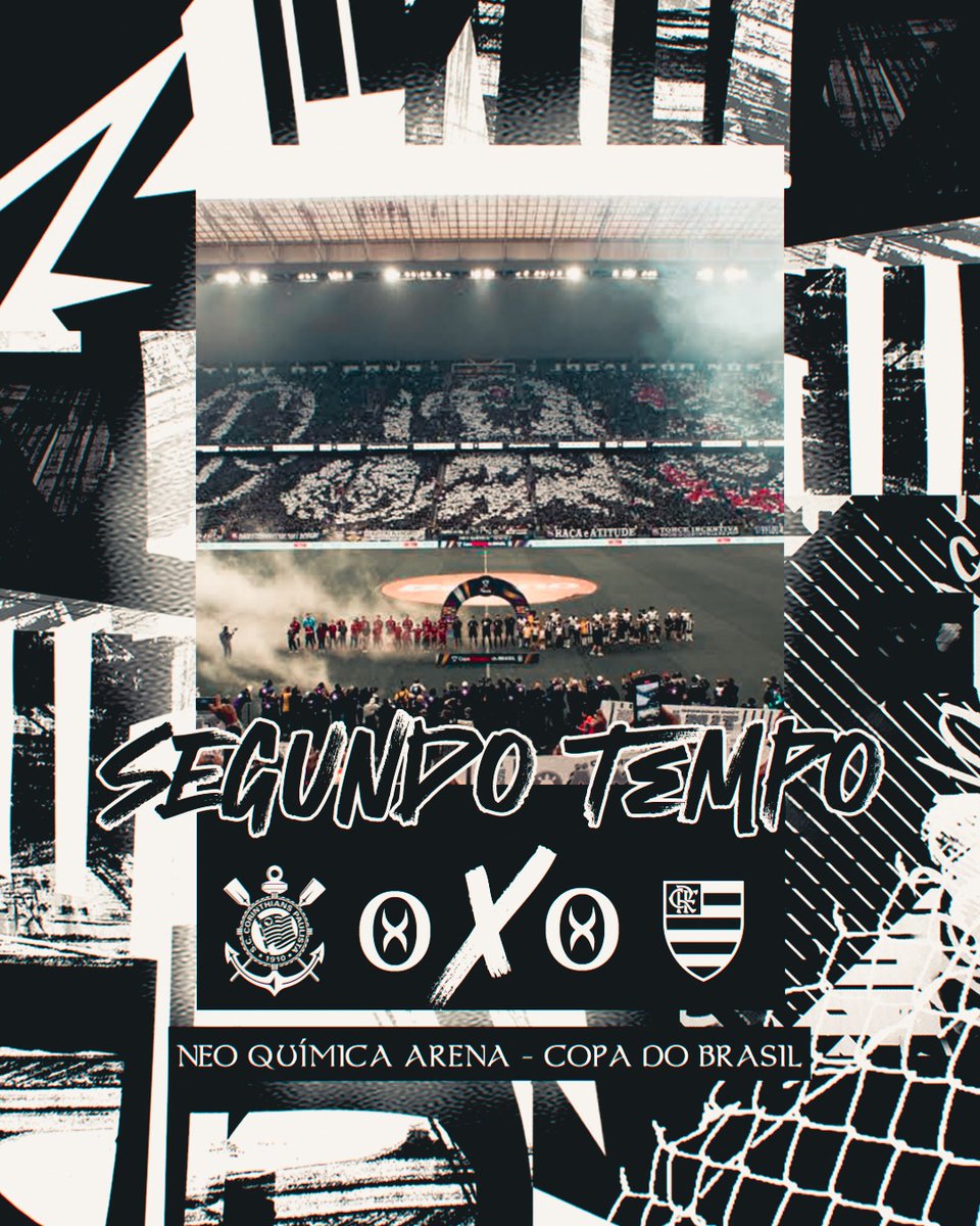 Corinthians's tweet image. 2T | 00 min: COMEÇOU O SEGUNDO TEMPO!

🎶 ESTE JOGOOOOOOO, TEREMOS QUE GANHAR! 🎶

#SCCPxFLA (0-0)  
#ContraTudoEContraTodos 
#TodoPoderosoTimao 
#VaiCorinthians