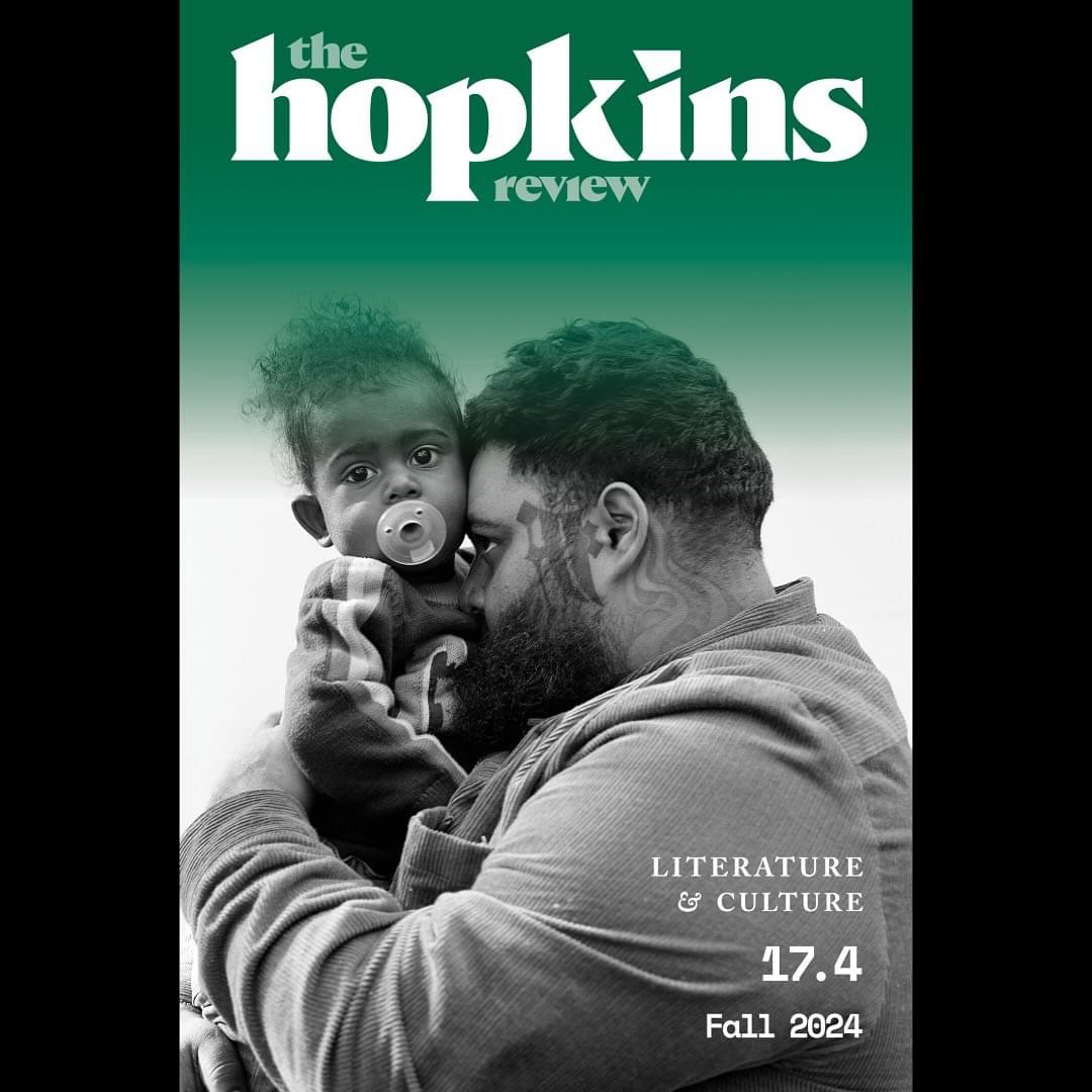 FALL ISSUE COVER REVEAL! 

The Hopkins Review 2024 cover artist Gioncarlo Valentine’s fourth and final cover (collect them all!) will complete Volume 17 and features his photograph “Jona and Quest.”