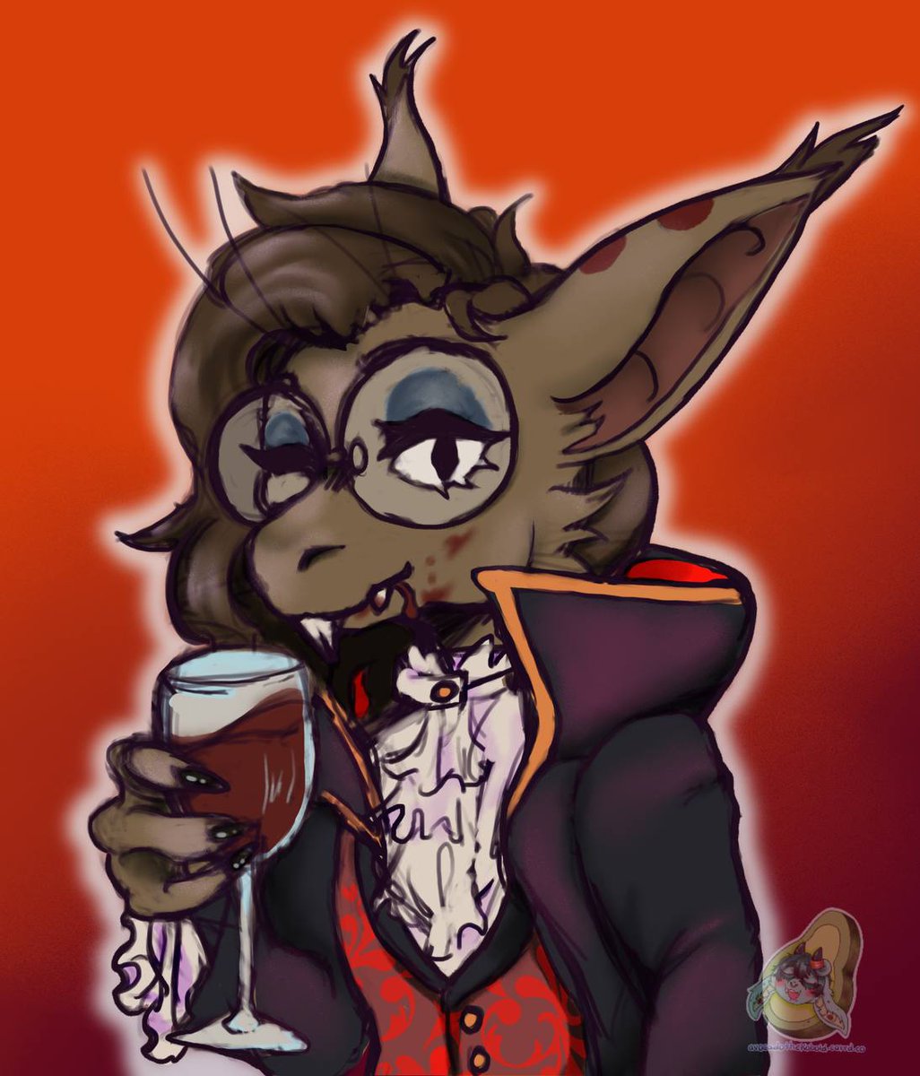 Spooky vamp yinglet for @/Anclet enjoy~♡🎃✨️👻
#furry #furryfandom #furryart #furryartist #spookyseason #halloween #yinglet #vampire #commissionedart #halloween #kobold