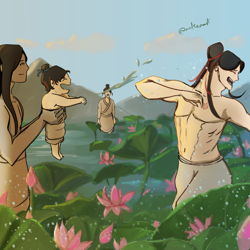 arteeaast's tweet photo. #MXTXtober Day 20 : Summer

They deserved a beach episode at the lotus pier and Lan Wangji deserved fan service

Thanks to @jamiesketches  for hosting

#mdzs #MoDaoZuShi https://t.co/9ftcZEIzJH