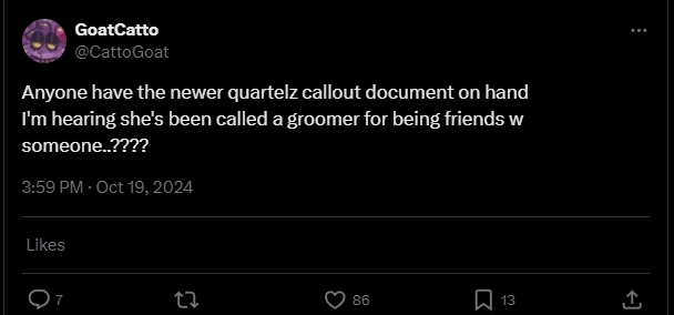 Quartelz's Wrongdoings (@Quartelzburner) / Posts / X