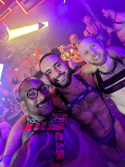 4 pic. For my friend's party at  @EagleManchester was really good. Got to wear my @fsmanofficial leather
