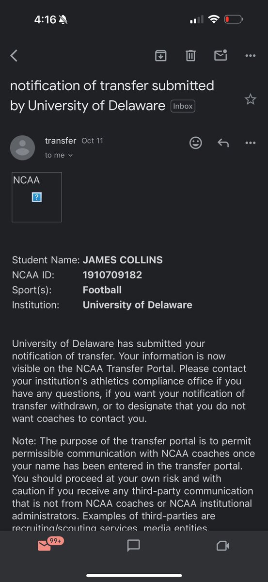 James Collins tweet media