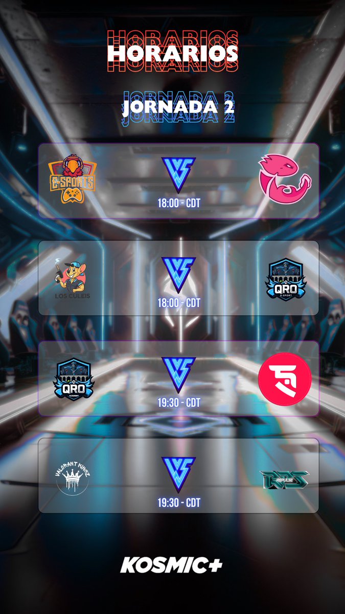 Estamos listos para arrancar esta segunda jornada.
Sponsor: @Kosmicplus