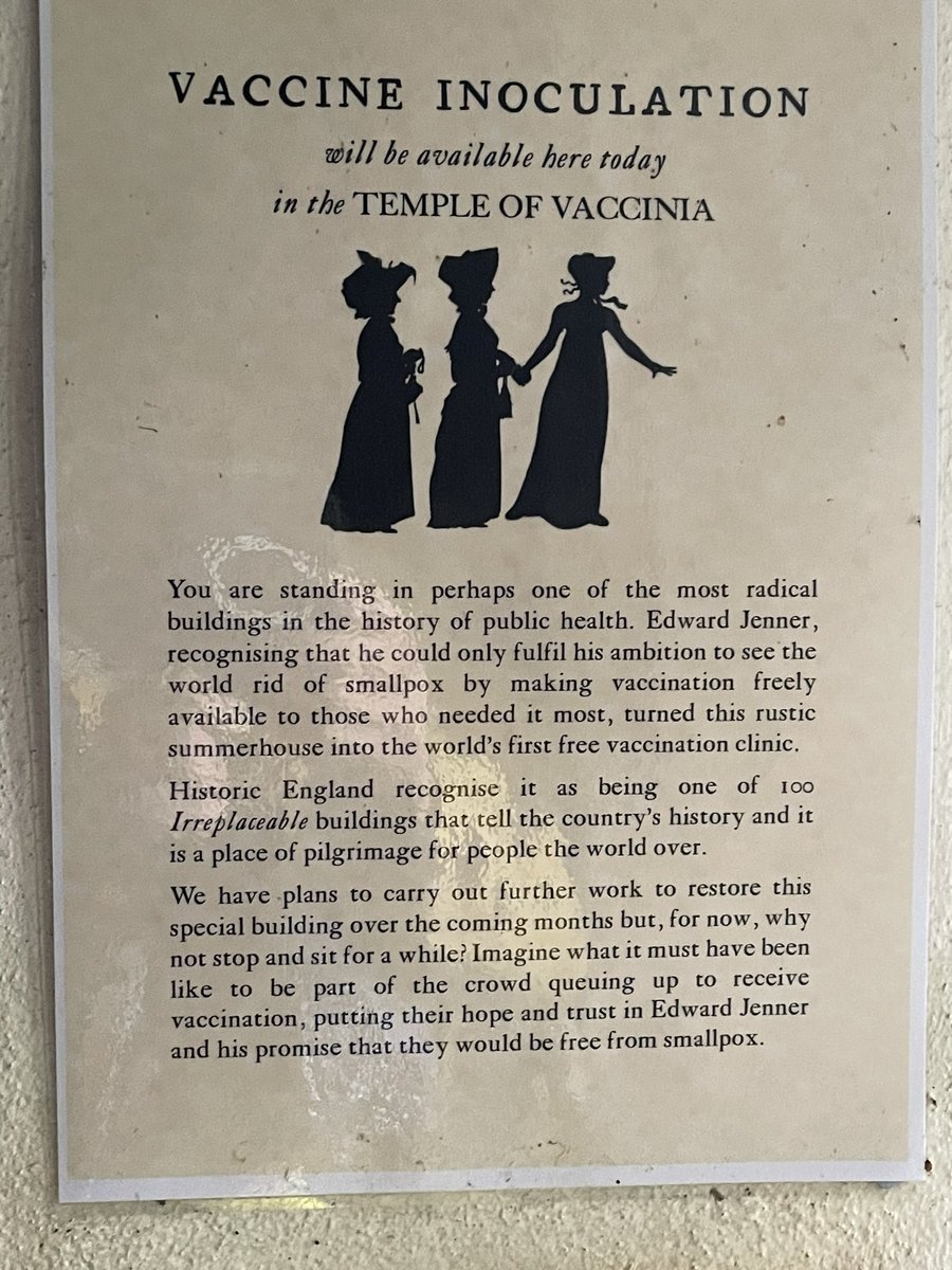 Sarah Wheatley (@shwheatley) on Twitter photo Fantastic when my love of nursing and history mix , saw the very first vaccination hut today .
@edwardjennermuseum <a href="/NBT_IPCT/">NBT Infection Prevention Management Team</a> Fantastic when my love of nursing and history mix , saw the very first vaccination hut today .
@edwardjennermuseum <a href="/NBT_IPCT/">NBT Infection Prevention Management Team</a>