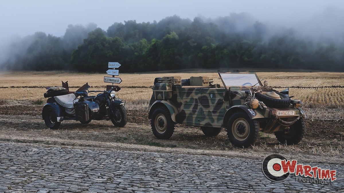 BMW R75 &amp; Kubelwagen.

WW2 vehicles for film &amp; TV.
