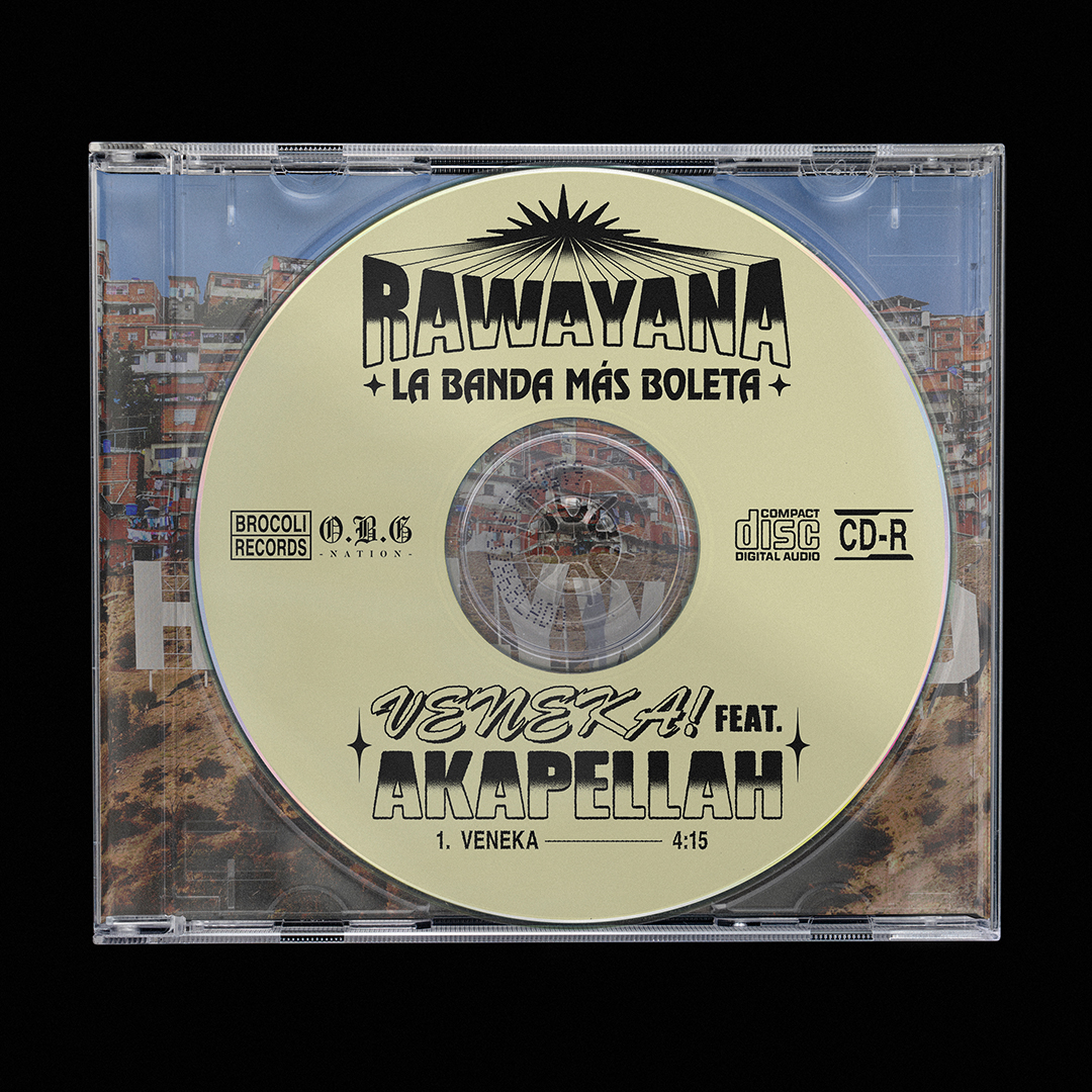 threz_'s tweet photo. Cover art, fanzine y gráficas para Veneka, el nuevo single de @Rawayana &amp; @akapellah. Inspirado en la estética de las minitecas en los 90s _ https://t.co/NbZq6czJUD