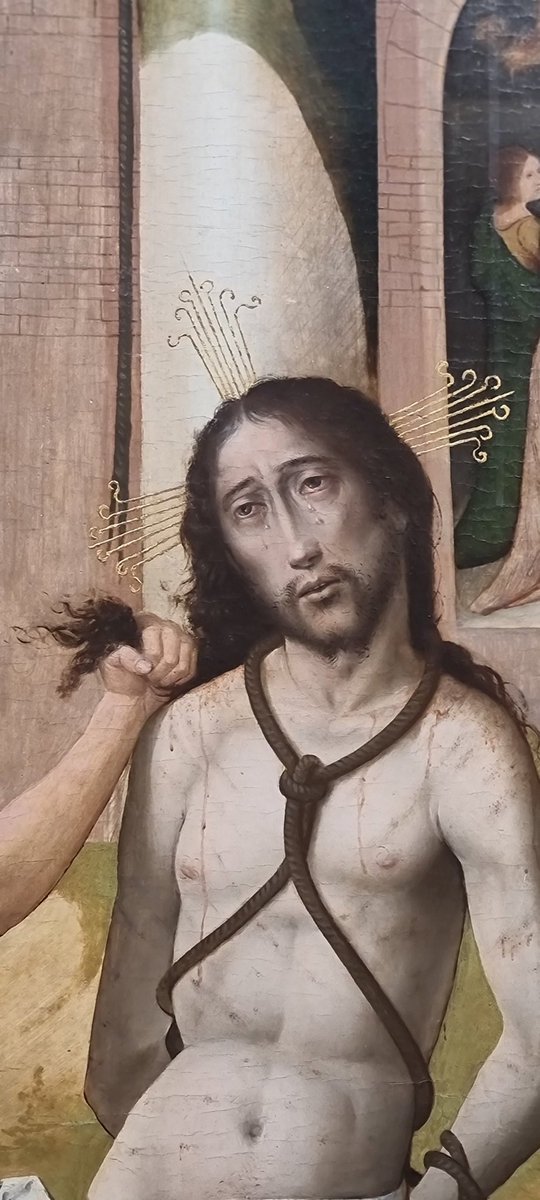MAESTRO DEL RETABLO DE LA FLAGELACIÓN (Finales del Siglo XV - principios del Siglo XVI)
 "Retablo de la Flagelación" (detalle)  Óleo sobre tabla, 

Museo de Bellas Artes de #Córdoba