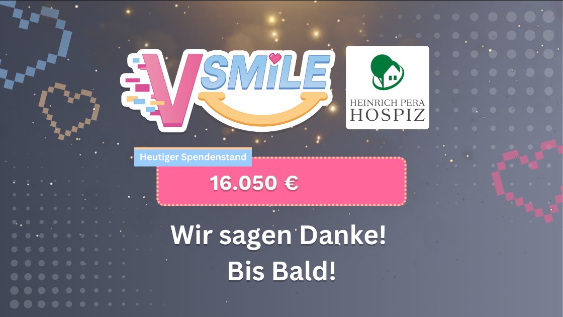 vSmileOfficial's tweet image. ๐ENDE VSMILE 2024๐
vSmile 2024 ist offiziell vorbei und...
Uns fehlen einfach die Worte!
Wir haben einen neuen Rekord mit ganzen 16.050โฌ erreicht!
An einen JEDEN- Das grรถรtmรถgliche DANKE, was man sich vorstellen kann! Ihr seid einfach unglaublich!
Bis zum nรคchsten Mal!๐