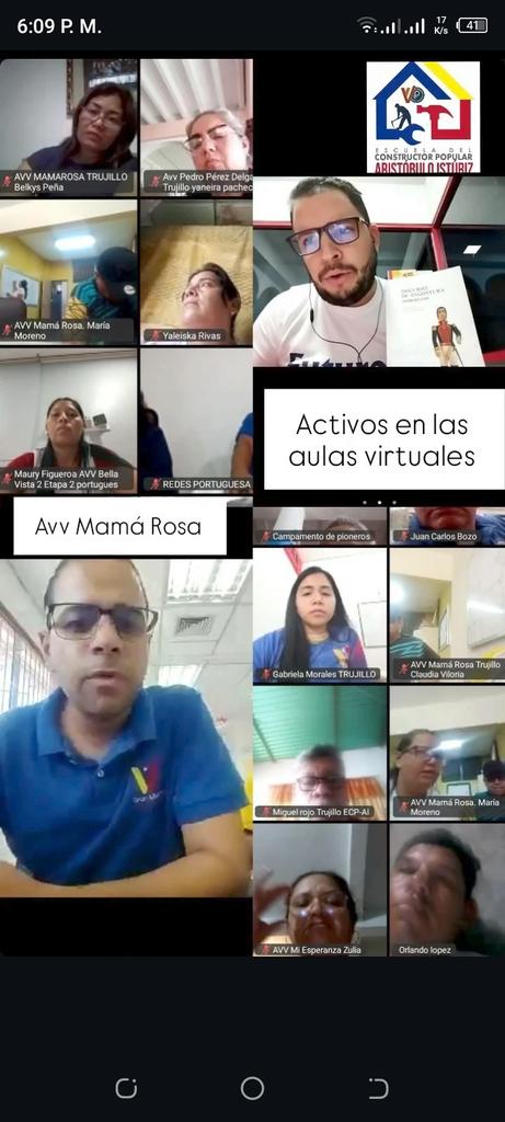 avvmamarosa's tweet photo. Participamos en una nueva clase de la ECP-AI las comunidades de aprendizajes a nivel nacional, desarrollando la unidad II, a cargo d Miguel Balaustren con una excelente descripción del Módulo I sobre Formación Ética, Moral y Patriotismo Bolivariano.
@GRaulparedes @Minhvi_Oficial https://t.co/Oyq6K0Y05W
