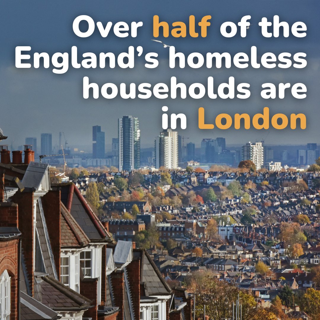 London is at the forefront of the country's #homelessness crisis. This #WorldStatisticDay, we're sharing these shocking stats about the scale of homelessness across London.

None of them are okay. And none of them can't be changed. 

#HomelessnessAwareness #London #StatisticDay