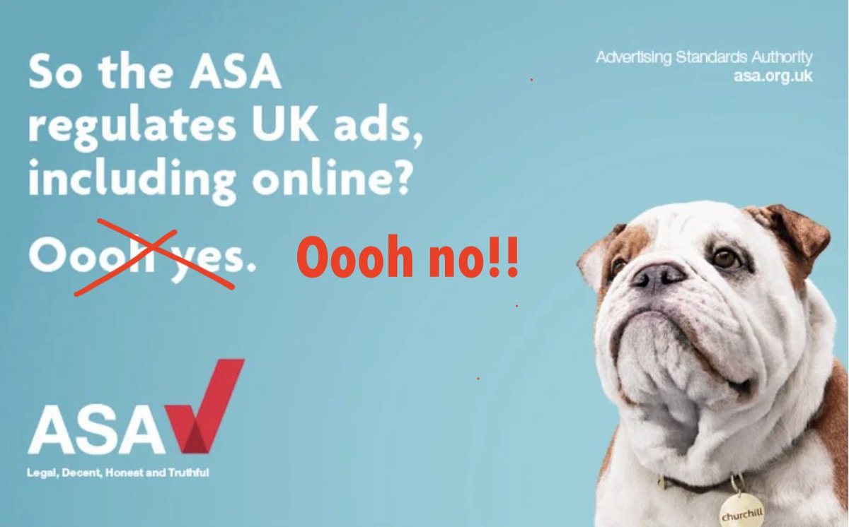 Utterly shocked, after SO much hard work, that the Advertising Standards Authority is using a Bulldog in a promotional campaign - in flagrant breach of advertising guidelines drawn up by the British Veterinary Association. Please sign (and share) this petition asking them to