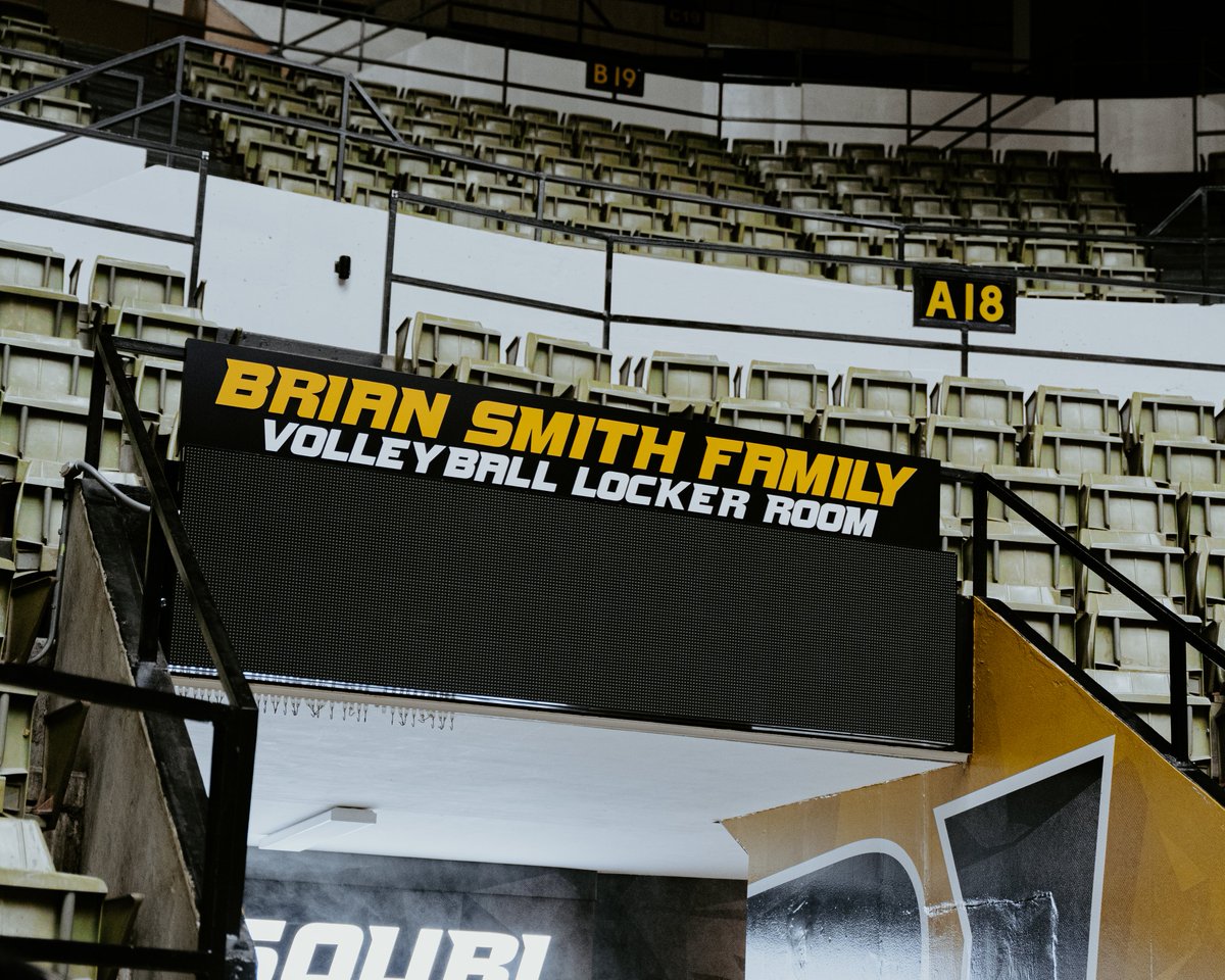 Thank you to Brian &amp; Kathi Smith for their generous donation for our locker room renovations. #Mizzou VB  #MIZ🐯🏐