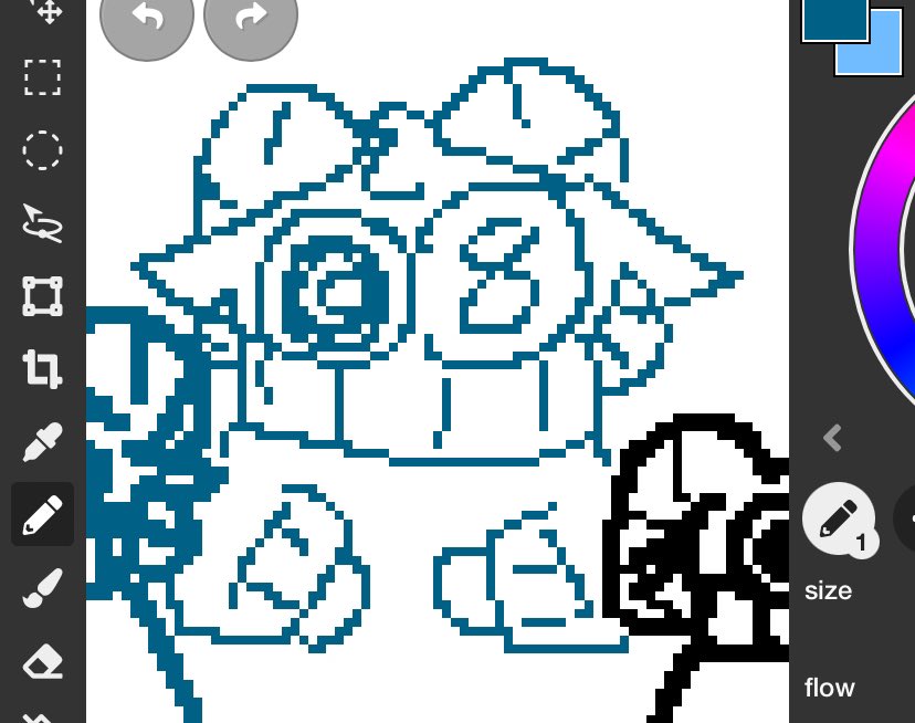 Purple_cat_100's tweet image. I can’t stop and won’t stop, drawing the silly guy #rule8