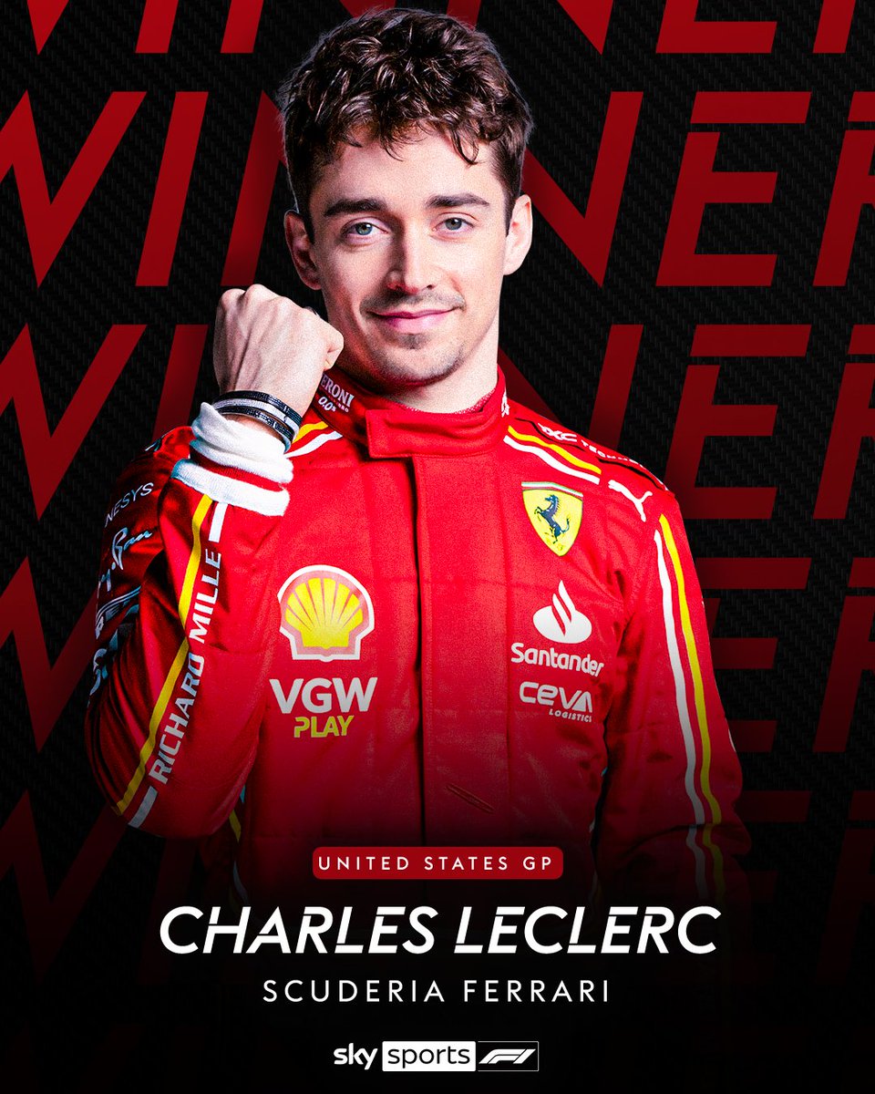 CHARLES LECLERC WINS A DRAMATIC US GRAND PRIX 🎊🇺🇸