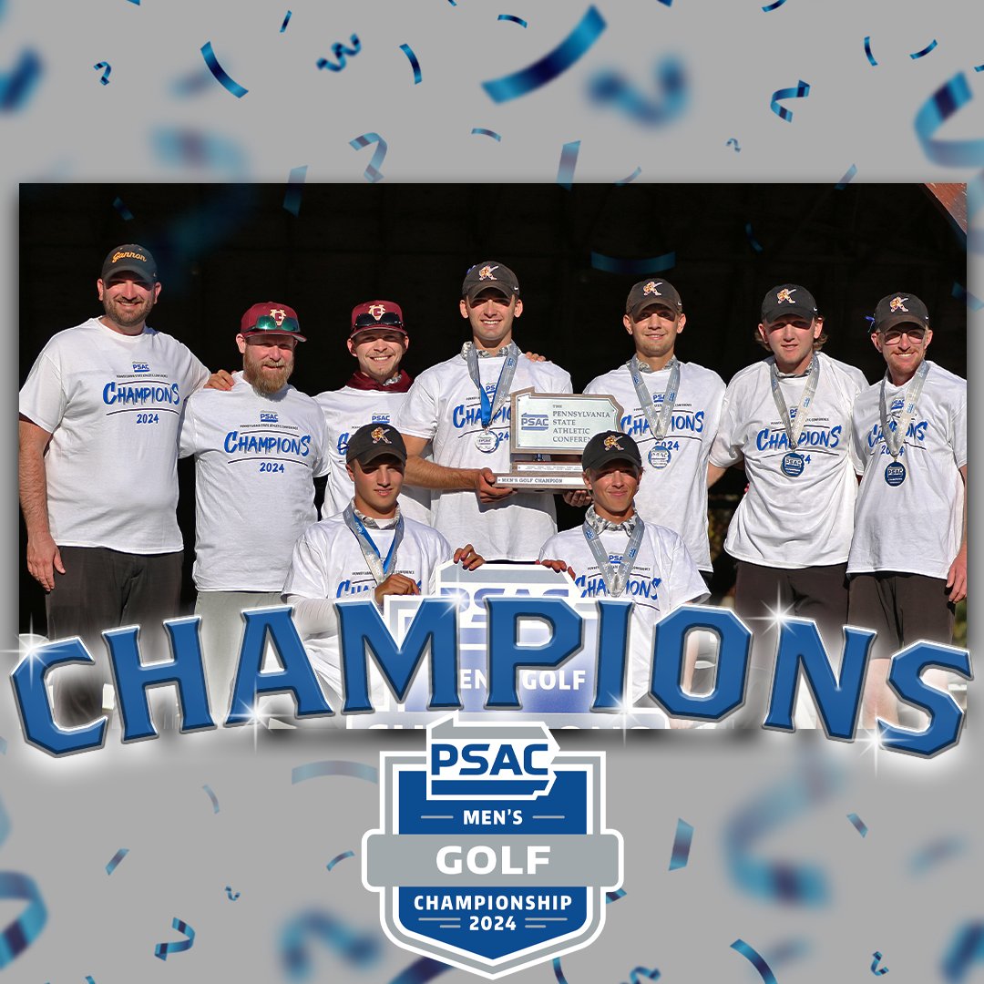 MEN'S GOLF: 2024 Championship

The Gannon Golden Knight's Men's Golf Team wins their first-ever #PSACMGOLF Championship!

#PSACProud