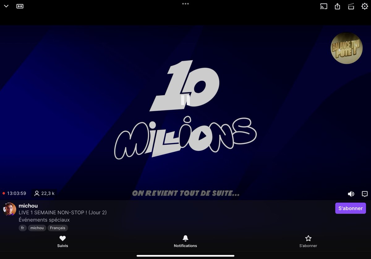 valentinhackyh's tweet photo. #michou non stop avec 24h de pause sur une semaine + les nuits entières où tu dors. Vraiment trop nul ! C’est pas un live une semaine mais 6 live durant la journée. Nuance ! Je suis déçu. https://t.co/ZOhLwNLOcw