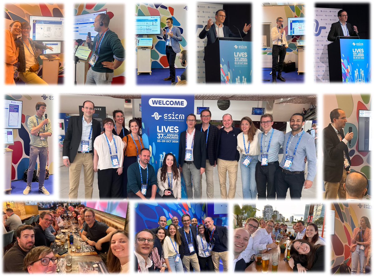 We had a great time as the Bonhanza team with many presentations on the #ESICM #lives2024