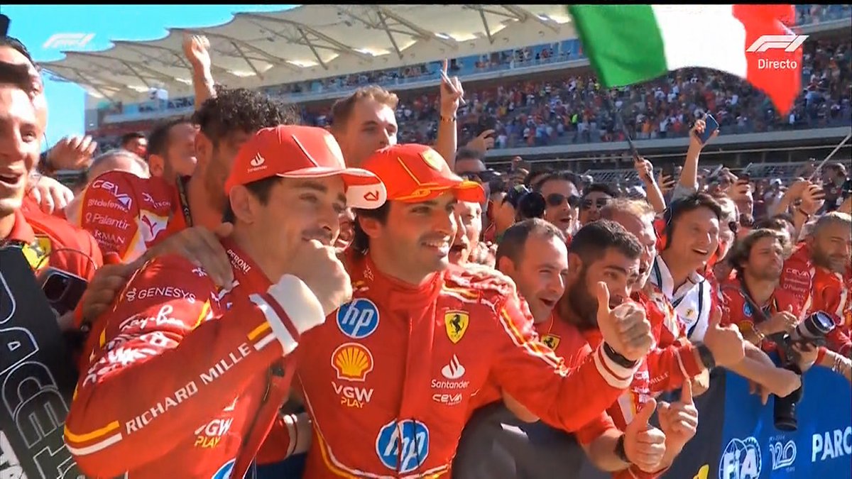FormulaDirecta's tweet photo. ❤️ Forza Ferrari ❤️

#F1 #USGP 🇺🇸