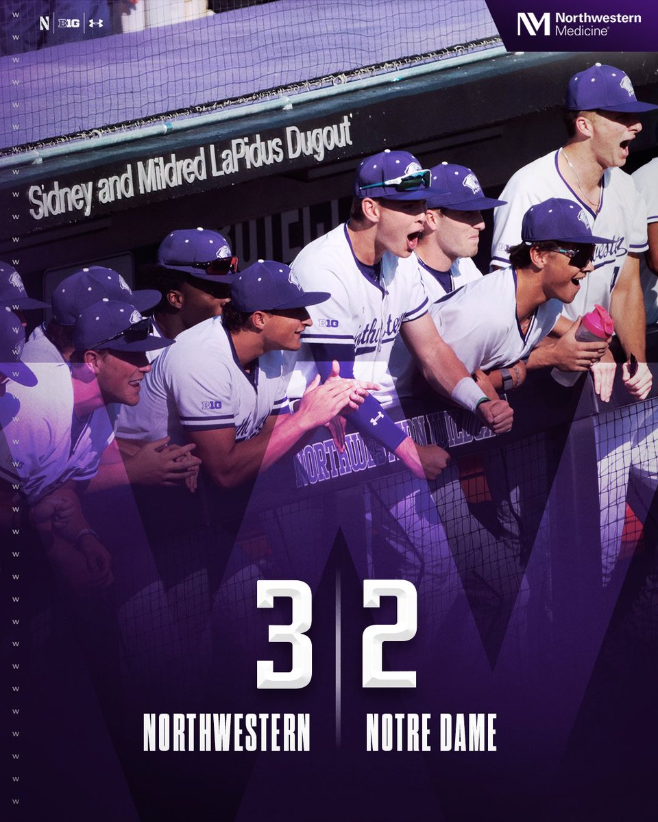 Northwestern Baseball (@nucatsbaseball) on Twitter photo ‘CATS WIN! 😼 ‘CATS WIN! 😼