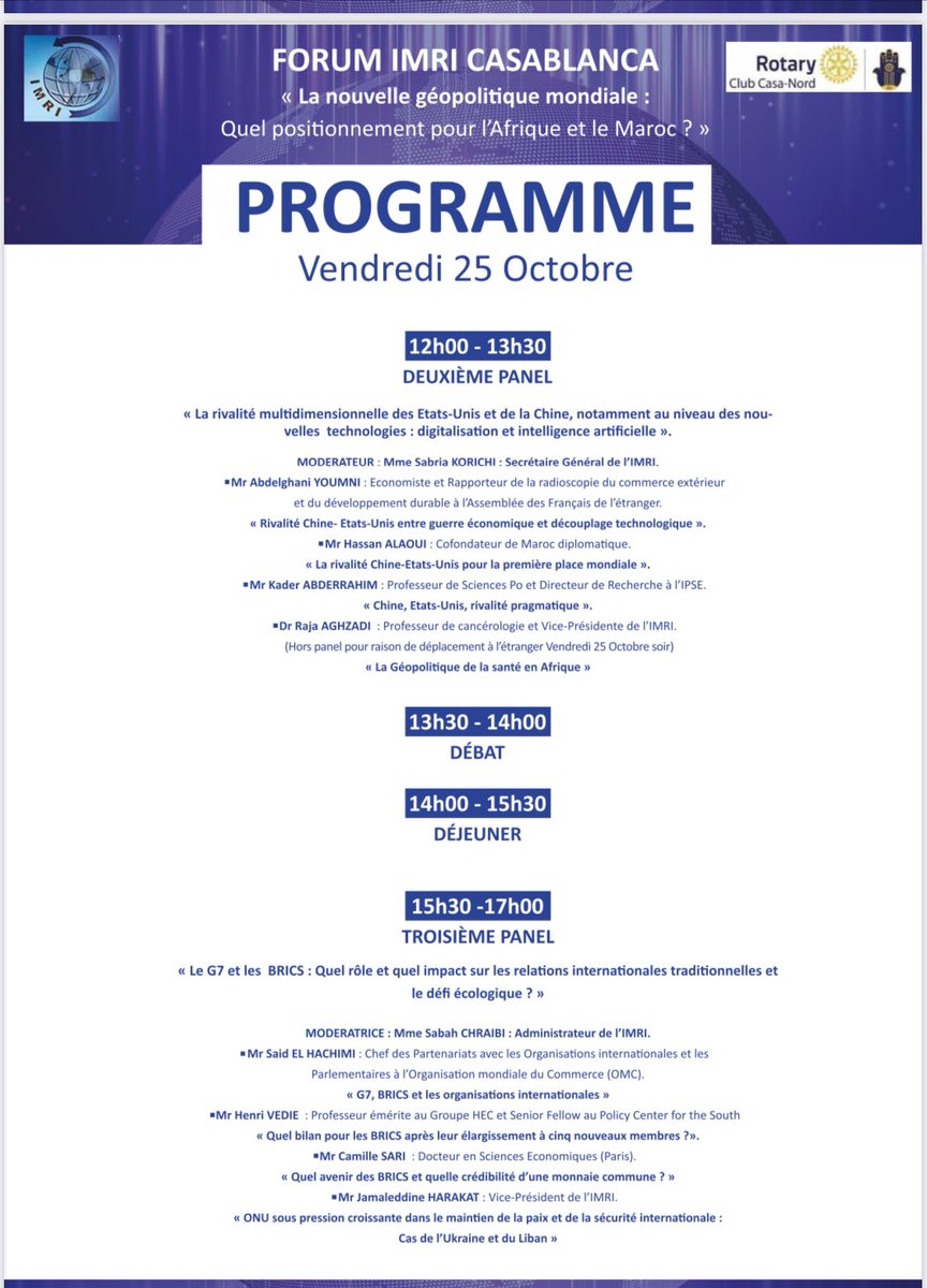 Emdupuy's tweet photo. Rdv à Casablanca 
#IMRI
@InstitutIPSE https://t.co/m86tm0acKN