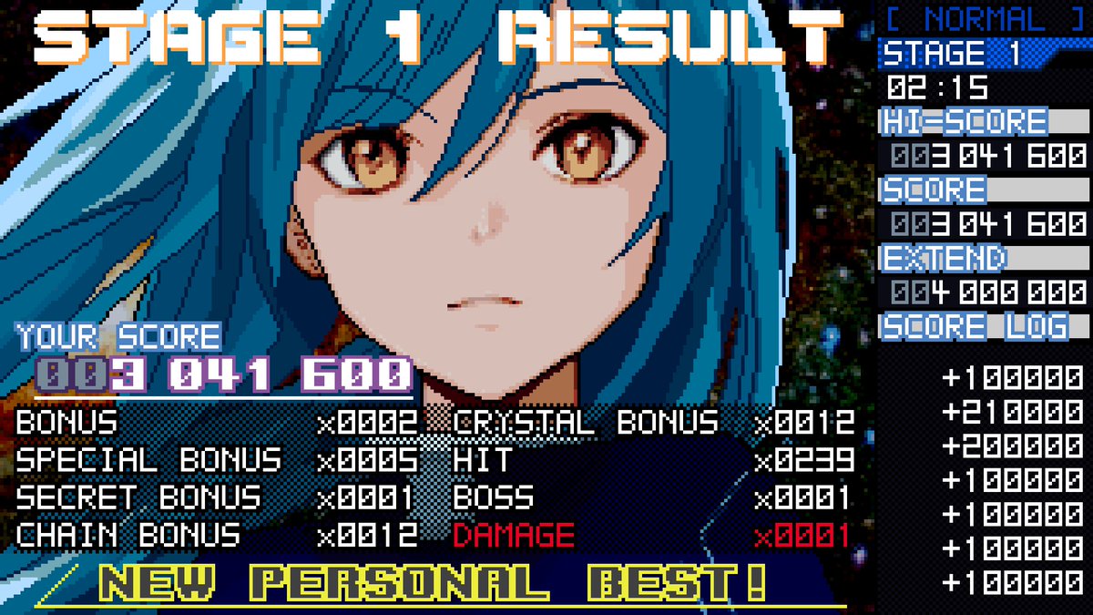 kc_tmn's tweet photo. 『Crystal Breaker(クリスタルブレイカー)』のデモ版をプレイしたがこれはもう『スターソルジャー』の続編と言われても違和感無いなぁw
まあ射撃は自動連射なので、昔みたいに必死でボタン連打する必要は無いけど・・・σ(^◇^;)
https://t.co/5e4WNTa64x
#CrystalBreaker #クリスタルブレイカー https://t.co/gW6YUABrUP