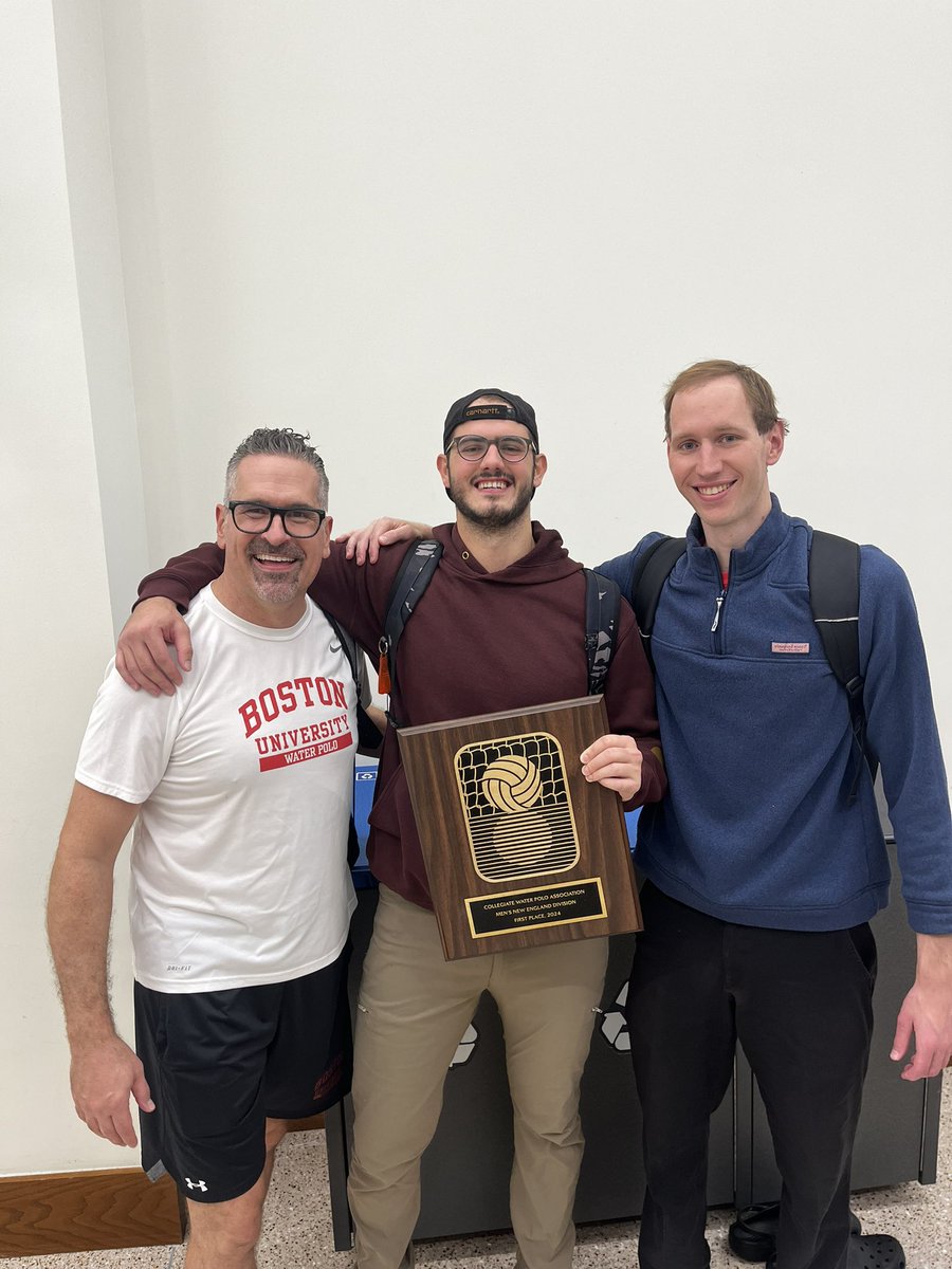 MaybeItsYAPTAZ's tweet photo. New England water polo champs. The best coaches @glafond and @rkreienkMDPhD #CWPA #BU #ProudtoBU https://t.co/iiKNiatQpJ