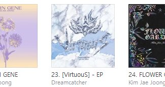 'VirtuouS' is currently charting on iTunes' Top Albums at #23 in Indonesia

#2024MAMAVOTE #dreamcatcher