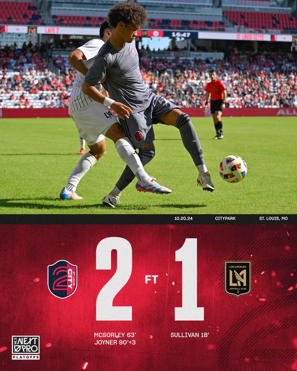 A COMEBACK WIN AT CITYPARK TO ADVANCE ‼️

 #STLvLAFC x #AllForCITY