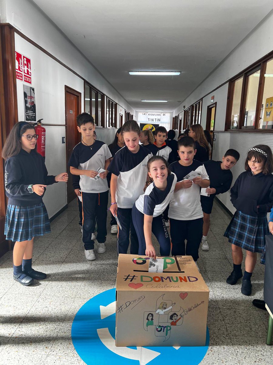 ClaretianasOvi's tweet photo. La Jornada Mundial de las Misiones que se celebra este domingo 20OCT, incluye la tradicional colecta del #Domund2024 en nuestro colegio. En ella tuvimos presentes a los misioneros que dedican su vida a ayudar en aquellos lugares que más se necesitan. #soydeclaretianas. https://t.co/TVEb0E56Df