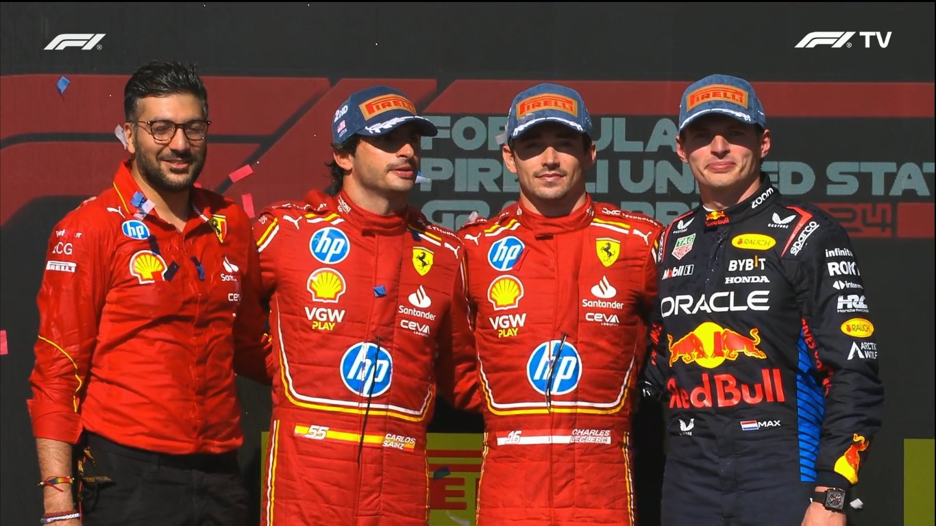 Drivers and Constructors' standings after USA GP 2024 Formula 1 season