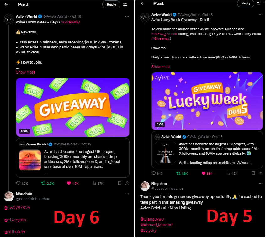 cuocdoinhucchua's tweet photo. @Avive_World Completed 7 days mission🥰
The best project and congratulations to the whole team for their efforts and dedication and commitment. I hope this project will continue to progress and successful
#Avive 
@Runningmorning0
@ArisanCuy
@Payero2307 https://t.co/WbUaJYw3l9