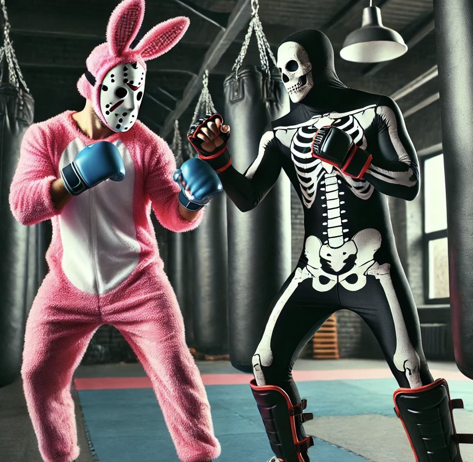 LlamasBFC's tweet photo. #RabbitRaider sparring with Skull Trooper ahead of his title defense👊
#BFC41 is just 12 days away! https://t.co/EG27bchOuR